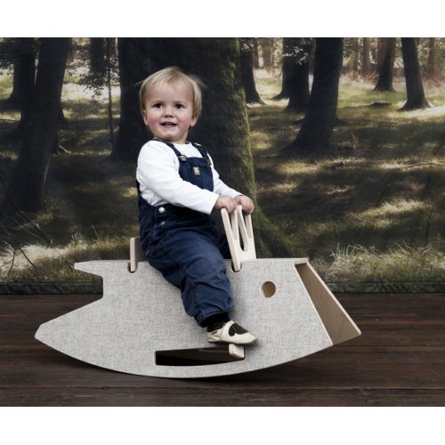 Constantin - Lapin à bascule - Sable